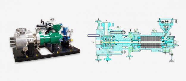 bf849 optimex - 型泵—用于340°C的含树脂溶液的溶剂